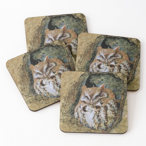 Item preview, Birds of Light: Sleepy Owl designed and sold by Gretchen Deahl.