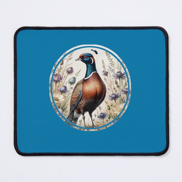 Item preview, Ring-necked Pheasant And American Pasque Flower designed and sold by taiche.