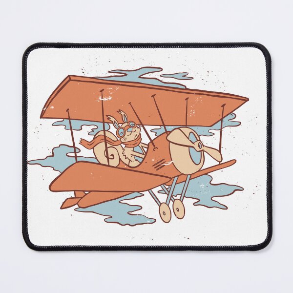 Item preview, Squirrel Flying Vintage Plane designed and sold by mermaids001.