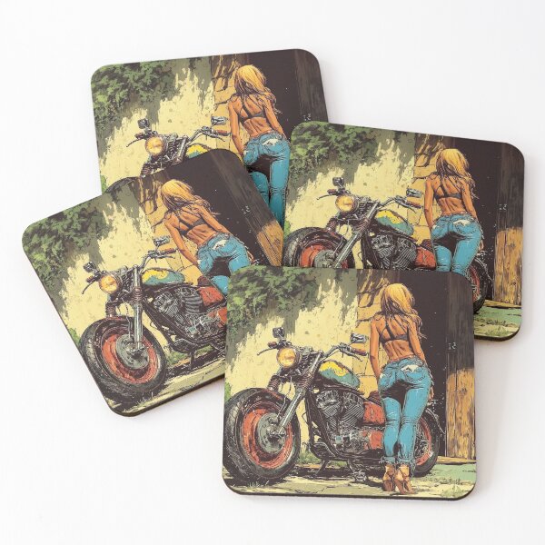 Item preview, Ride Stories – Vintage Motorcycle Postcard Series #11 designed and sold by SteadyRolling.