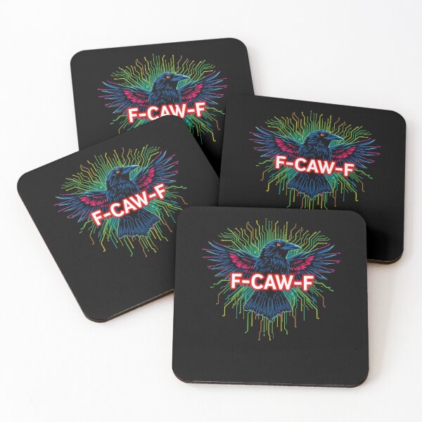 Item preview, Black Crow Black Bird F-CAF-F Electric Crow Electric Raven designed and sold by CottonWonders.