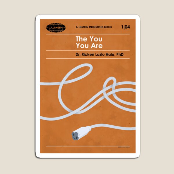 Aperçu de l'œuvre Couverture du livre rétro Severance : S1 E4 The You You Are créée et vendue par chayground.