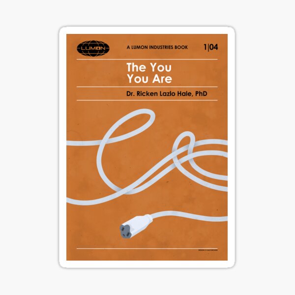 Aperçu de l'œuvre Couverture du livre rétro Severance : S1 E4 The You You Are créée et vendue par chayground.