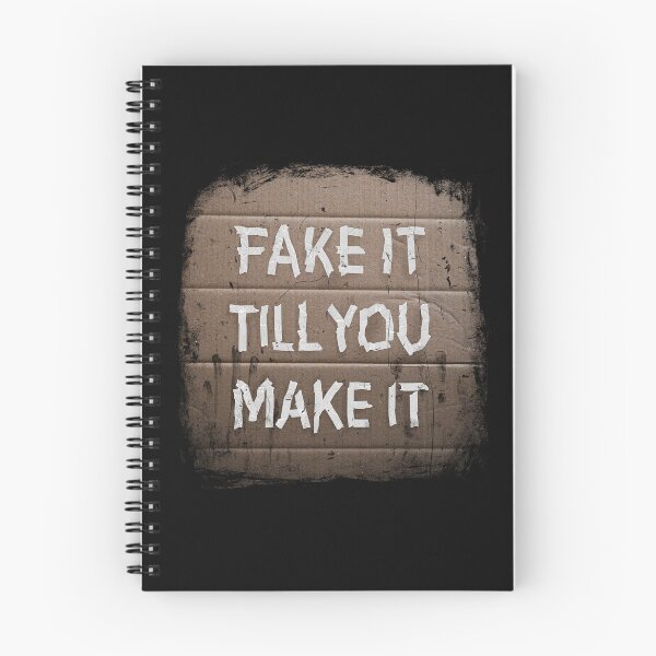 Item preview, FAKE IT TILL YOU MAKE IT – DIY Aesthetic Quote for Creatives & Developers designed and sold by testvvave.