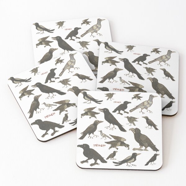 Item preview, Medieval corvids compilation designed and sold by IllmadeErrant.