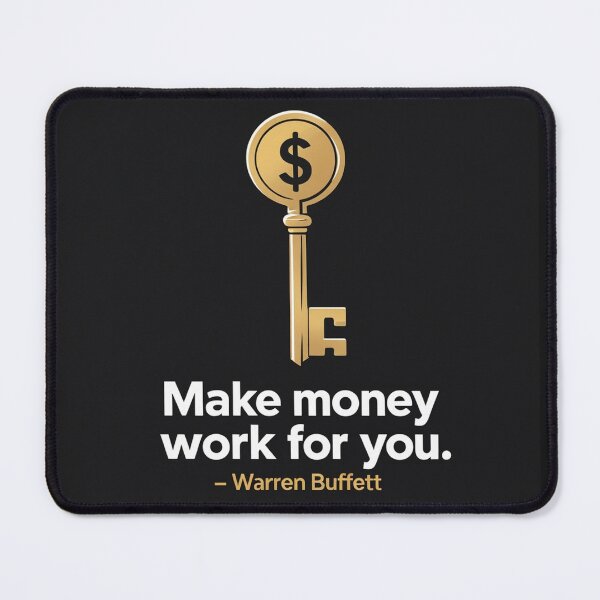Item preview, Warren Buffett inspirational phrase design designed and sold by Motivated Sensei.