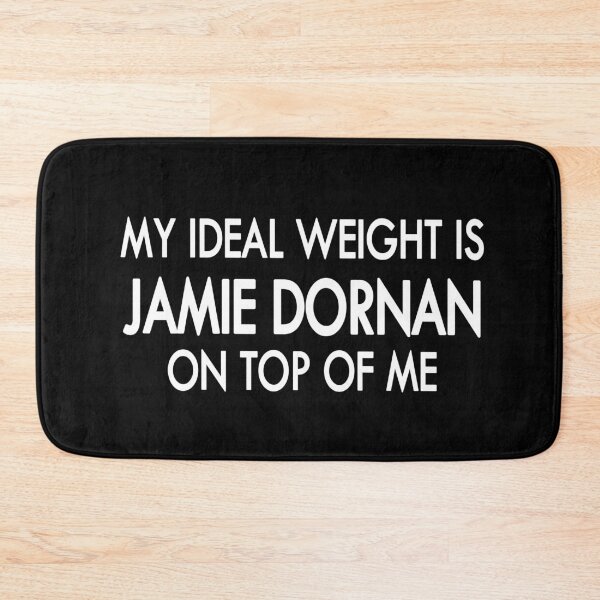Item preview, My ideal weight is Jamie Dornan on top of me Black White designed and sold by Sasya.