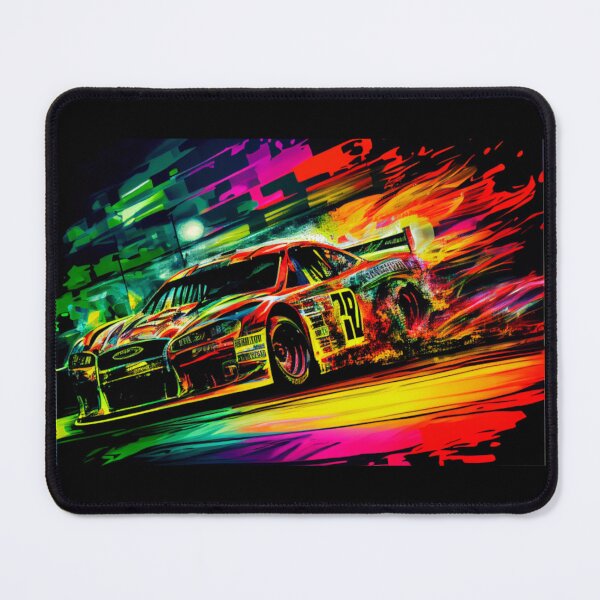Item preview, The Race Car - Frameable Art, Abstract Art, Wall Art, Paintings, Art Gallery, Cool Art, Poster, Daytona, Gift, Affiches, Art Prints designed and sold by GSizzle1.
