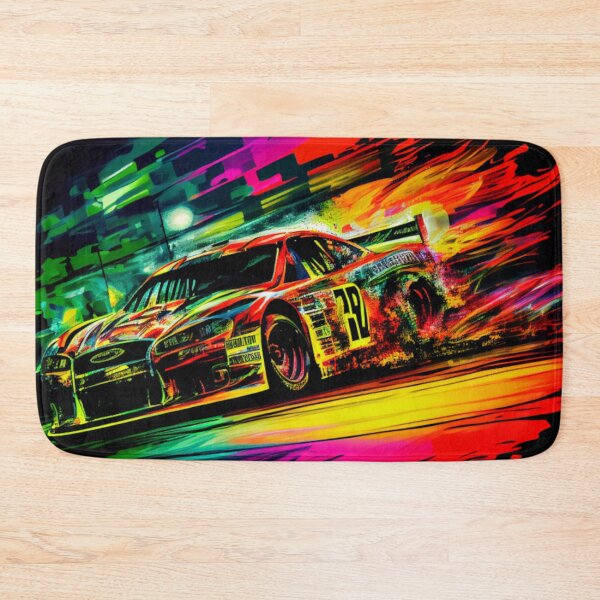 Item preview, The Race Car - Frameable Art, Abstract Art, Wall Art, Paintings, Art Gallery, Cool Art, Poster, Daytona, Gift, Affiches, Art Prints designed and sold by GSizzle1.
