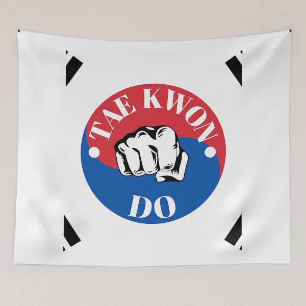 Item preview, Taekwondo Spirit Korean Flag and Fist designed and sold by 4-Store.