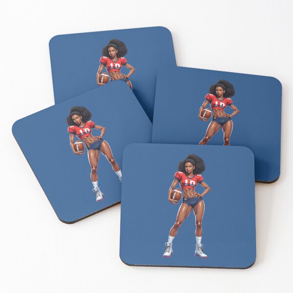 Item preview, Female High School American Football Player designed and sold by macadolie.