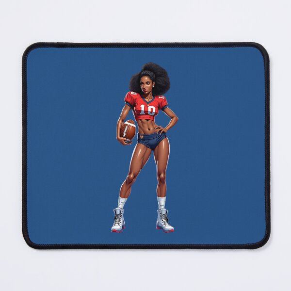 Item preview, Female High School American Football Player designed and sold by macadolie.