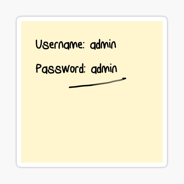 Item preview, Password sticky note designed and sold by GlacierHip.