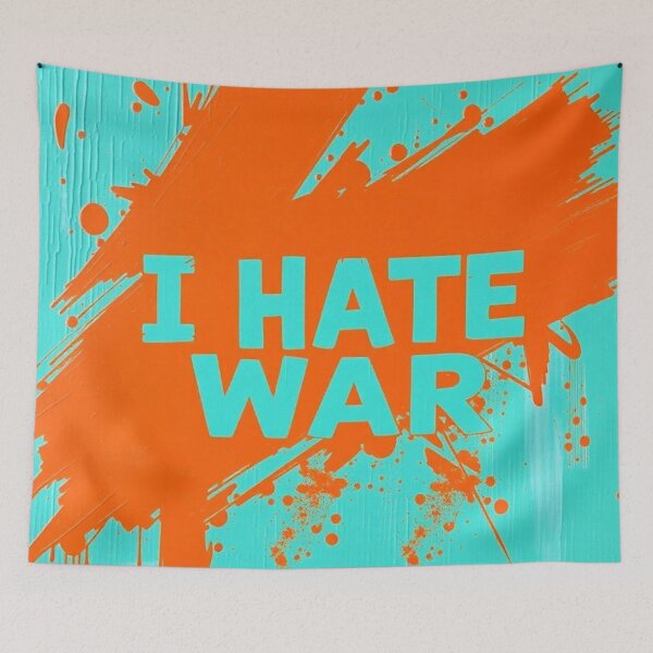 Item preview, I HATE WAR - kids version  designed and sold by thinkeshop7.