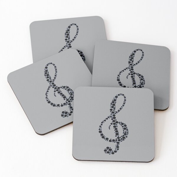 Item preview, Dotted Music Clef Harmony Art designed and sold by Zakrytos ★★★★★.