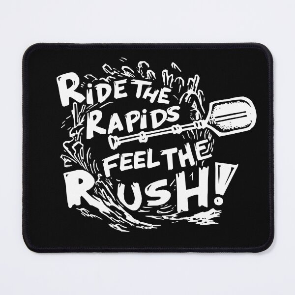 Item preview, Ride the Rapids – Whitewater Rafting Adventure (White) designed and sold by Fikuall.