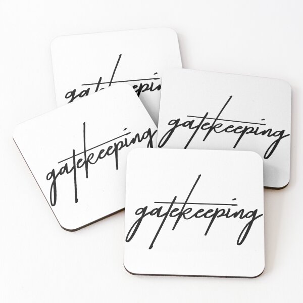 Item preview, Gatekeeping Is Not Cool - Sarcastic Quote Design designed and sold by ReggieDior.