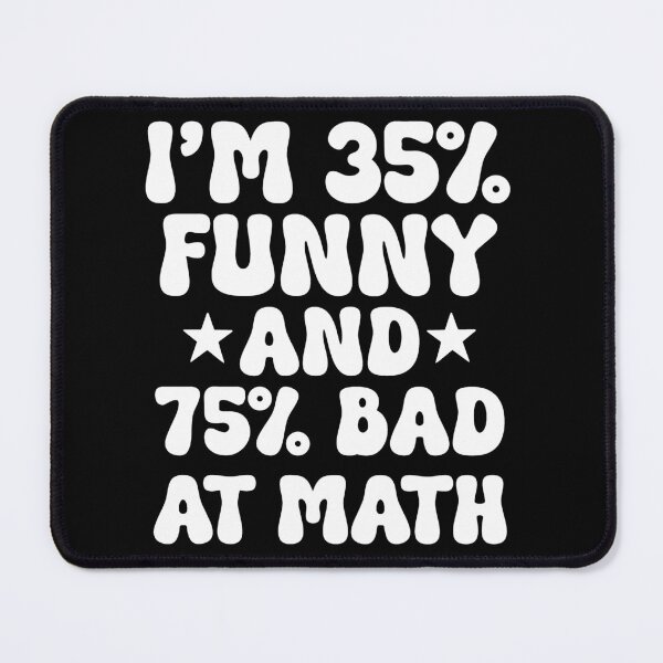 Item preview, The Statistically Challenged Comedian Tee designed and sold by DarylWelsh2024.