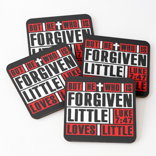 Item preview, Luke 7:47 But He Who Is Forgiven Little Loves Little designed and sold by plushism.