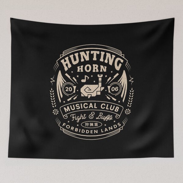 Item preview, Hunting Horn Musical Club designed and sold by Lagelantee.