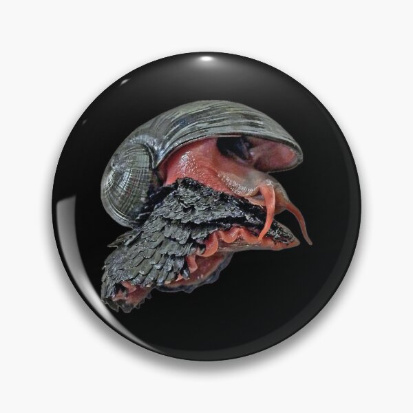 Item preview, Volcano snail (Scaly-foot gastropod, sea pangolin) sticker designed and sold by Eva-vdz.