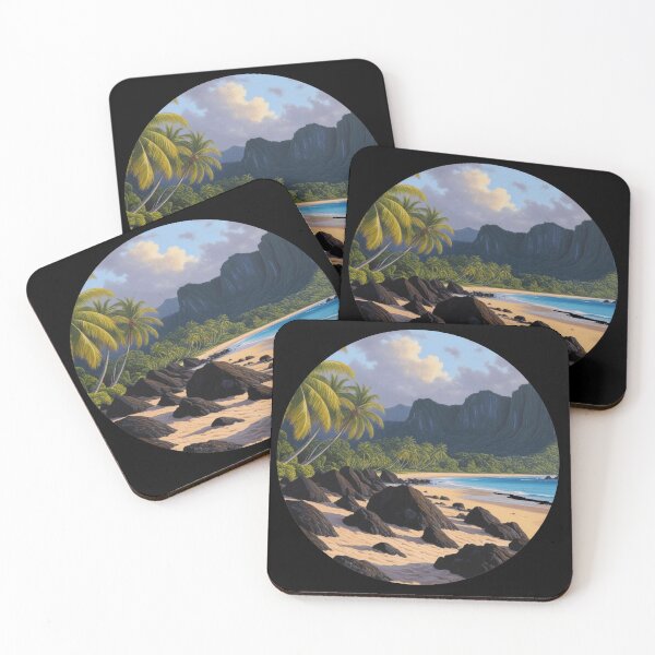 Item preview,  Exotic beach waves blue as the sky designed and sold by 7ArtPrintable.