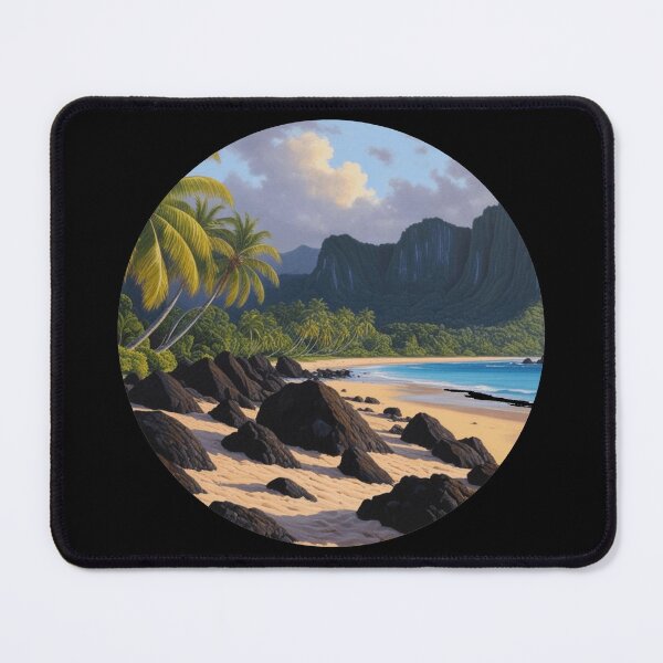 Item preview, Exotic beach waves blue as the sky designed and sold by 7ArtPrintable.