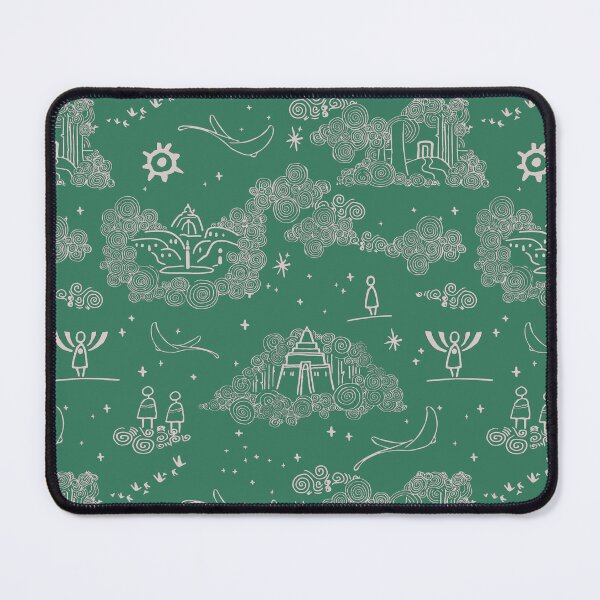 Item preview, Sky children of the light fan art green designed and sold by Alessandro Remo Mazzoni Remotextiles.