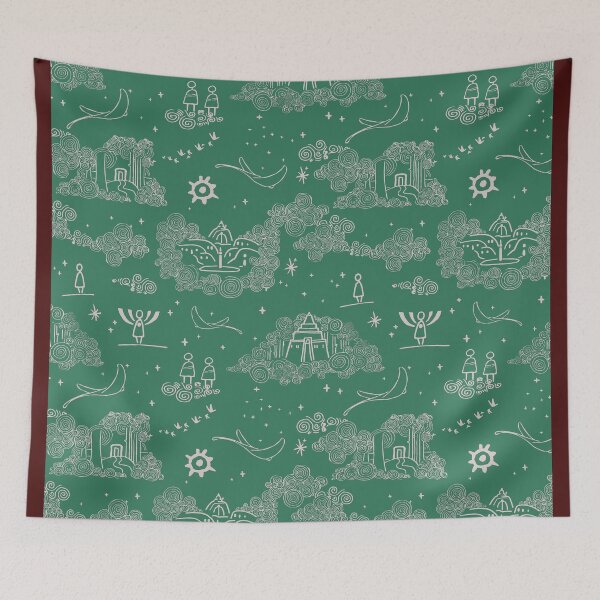 Item preview, Sky children of the light fan art  green designed and sold by Alessandro Remo Mazzoni Remotextiles.