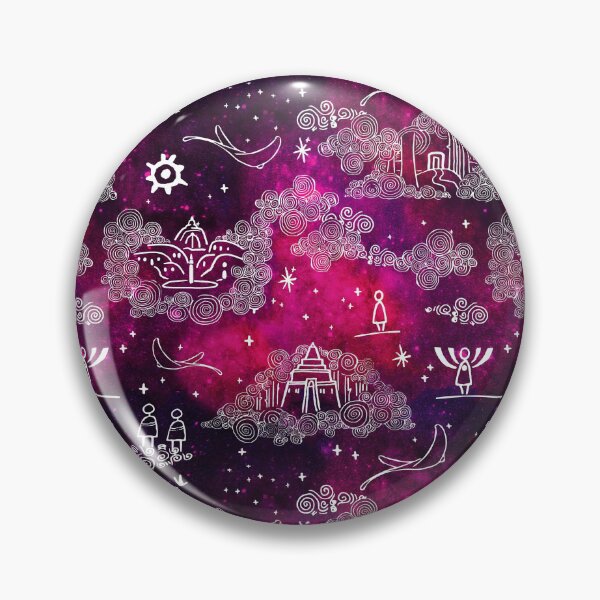 Item preview, Sky children of the light fan art pink galaxy designed and sold by Alessandro Remo Mazzoni Remotextiles.