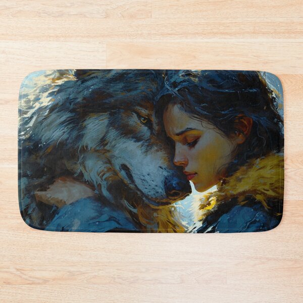 Item preview, Woman and Wolf  designed and sold by Dawn van Doorn.
