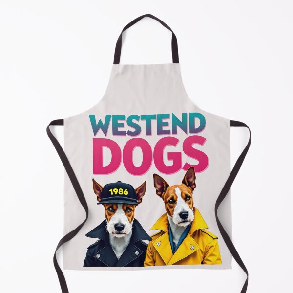 Item preview, Jack Russell Terriers as 80s Pop Duo: "Westend Dogs" designed and sold by RetroTraveller.