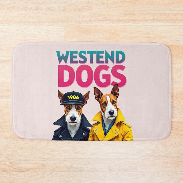 Item preview, Jack Russell Terriers as 80s Pop Duo: "Westend Dogs" designed and sold by RetroTraveller.