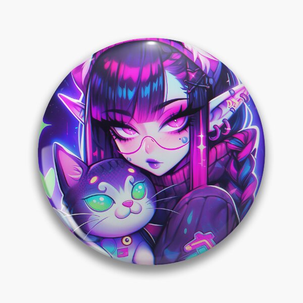 Item preview, Kawaii Neko Elf Anime Girl designed and sold by bubblegoth.