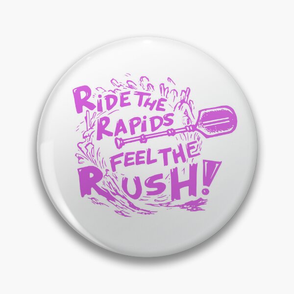 Item preview, Ride the Rapids – Whitewater Rafting Adventure (Pink) designed and sold by Fikuall.