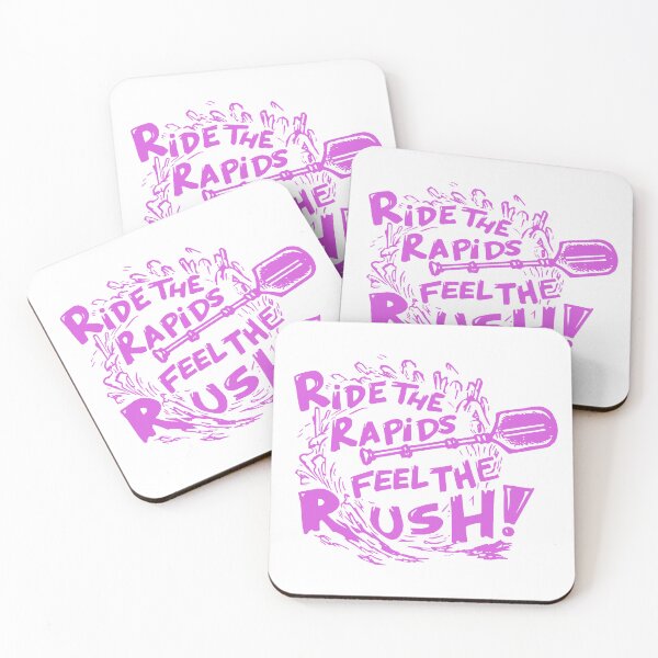 Item preview, Ride the Rapids – Whitewater Rafting Adventure (Pink) designed and sold by Fikuall.
