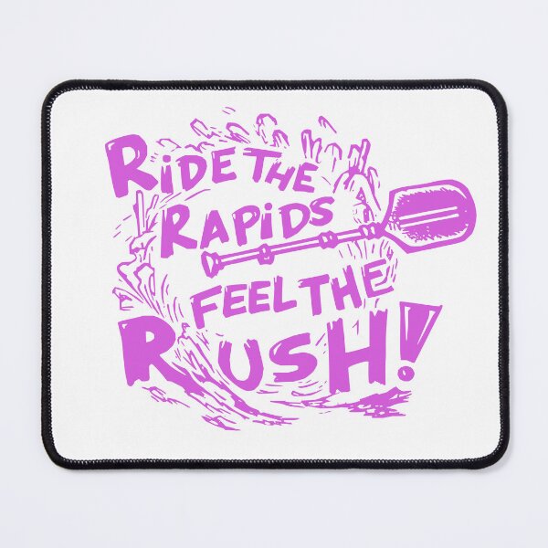 Item preview, Ride the Rapids – Whitewater Rafting Adventure (Pink) designed and sold by Fikuall.