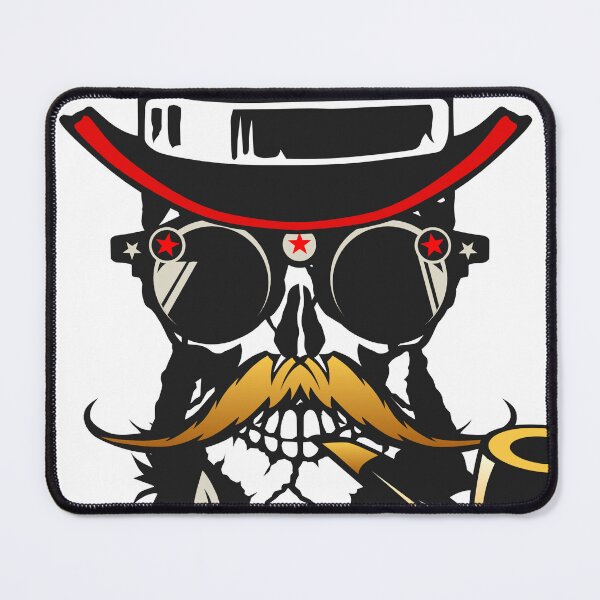 Item preview, bearded skull hipster hat mustache beard round sunglasses designed and sold by Achille3777.