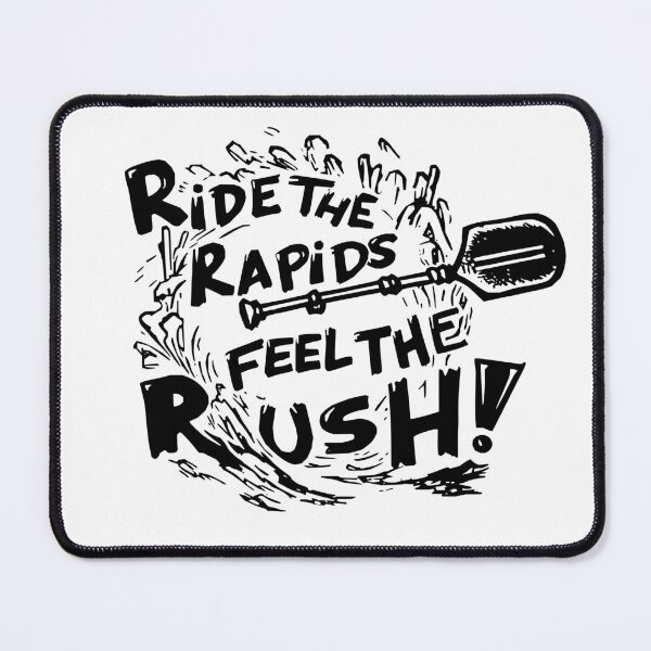 Item preview, Ride the Rapids – Whitewater Rafting Adventure (Black) designed and sold by Fikuall.