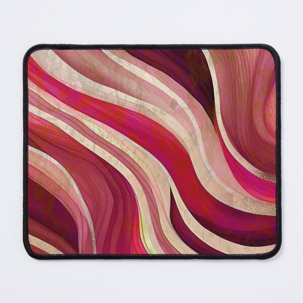 Item preview, Red pink  Watercolor Elegant Ocean  Abstract Swirl Pattern, patterns blue designed and sold by Collagedream.