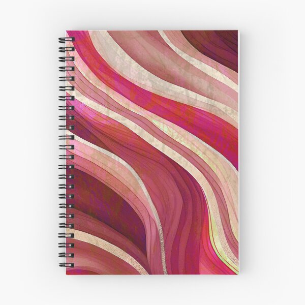 Item preview, Red pink  Watercolor Elegant Ocean  Abstract Swirl Pattern, patterns blue designed and sold by Collagedream.