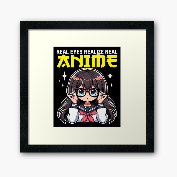 Item preview, REAL EYES REALIZE REAL ANIME - ANIME GIFT designed and sold by KEF Custom.