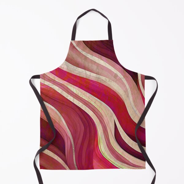 Item preview, Red pink  Watercolor Elegant Ocean  Abstract Swirl Pattern, patterns blue designed and sold by Collagedream.
