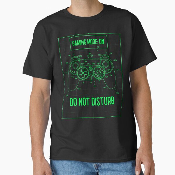Item preview, GAMING MODE: ON, DO NOT DISTURB designed and sold by TEEGRAF Design.