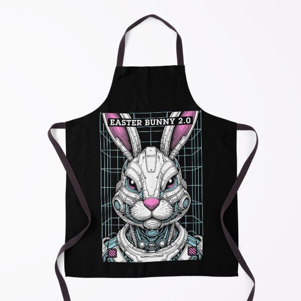 Item preview, Funny Easter Bunny 2.0 Gamer Robot Cyborg Android Cyberpunk designed and sold by GrandeDuc.