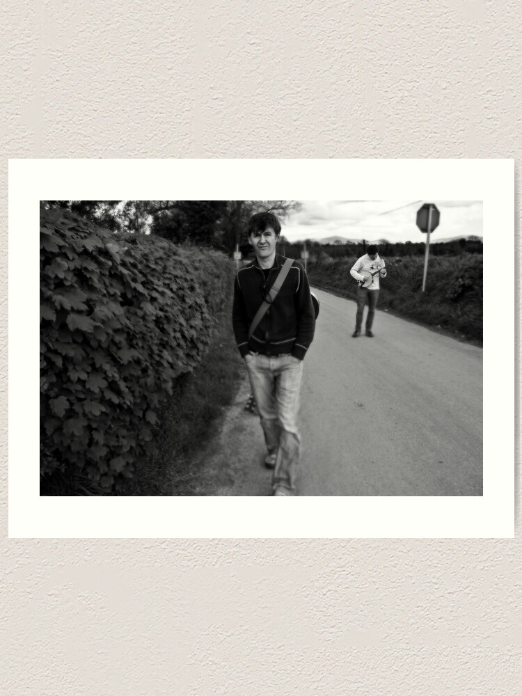 Alternate view of Martin & Mossy Dawg on the Road to the Pub Art Print