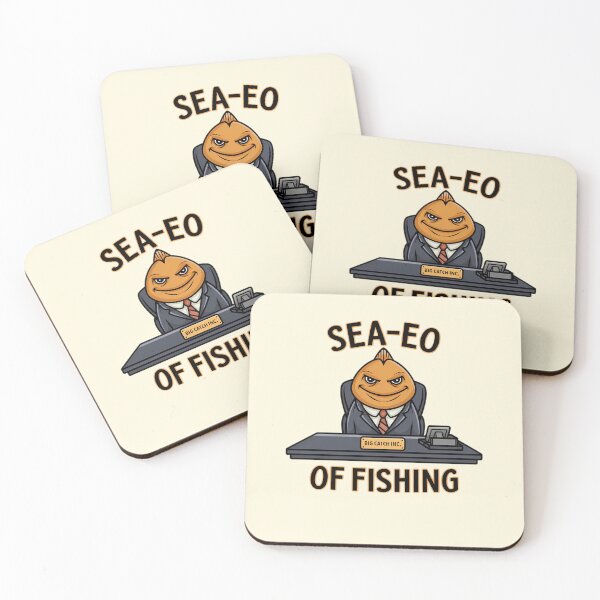 Item preview, Sea-EO of Fishing – Funny Boss Fish in Suit designed and sold by digitalscrabble.