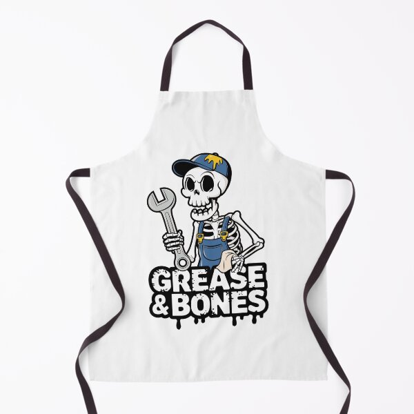 Item preview, Skeleton Mechanic Funny Garage designed and sold by Taans-Creation.