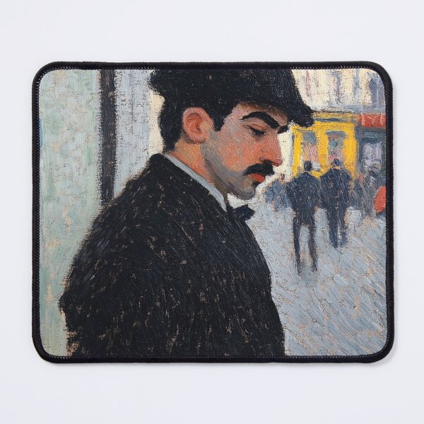 Item preview, Erving Goffman | Post-impressionist painting style designed and sold by ComicsFactory.