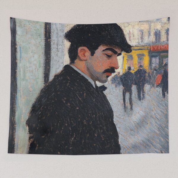 Item preview, Erving Goffman | Post-impressionist painting style designed and sold by ComicsFactory.